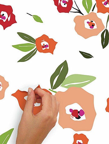 Stickers Muraux Jane Dixon ambiance florale