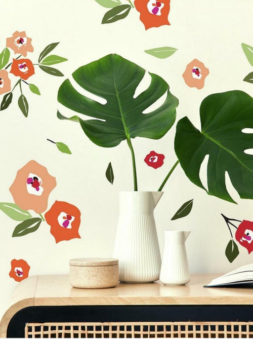 Stickers Muraux Jane Dixon ambiance florale - Kiabi