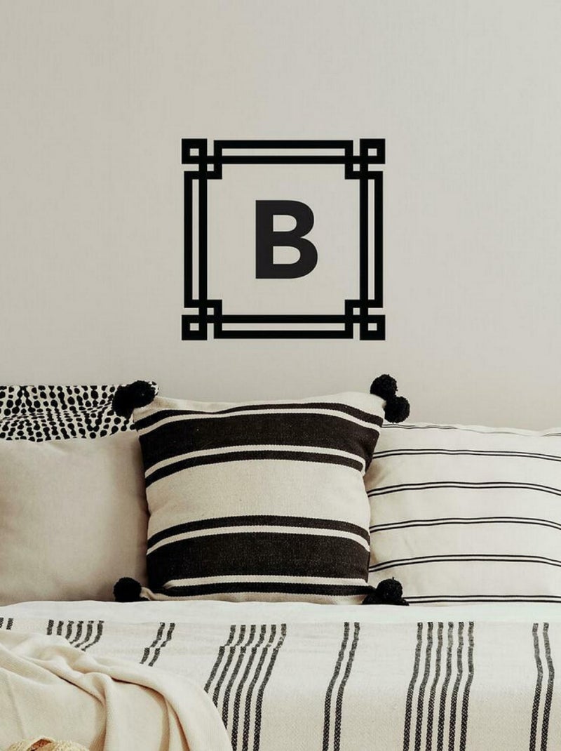 Stickers muraux Lettres de l'Alphabet sans empattement Noir Noir - Kiabi