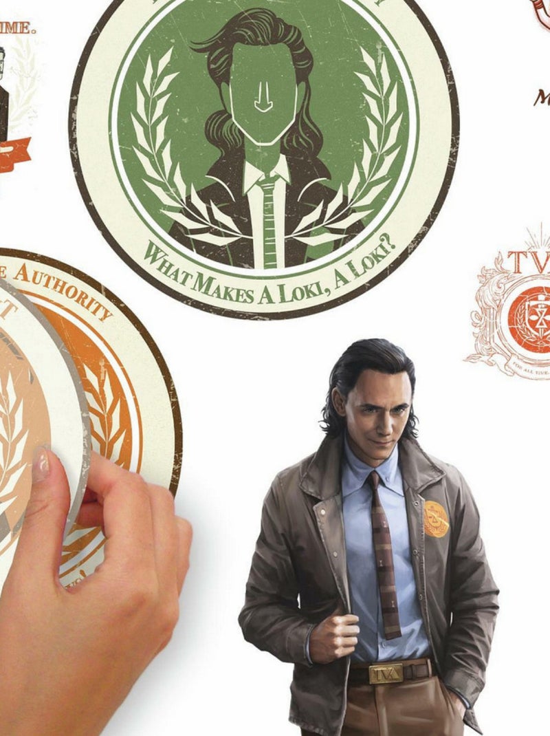 Stickers Muraux Loki Marvel Multicolore - Kiabi