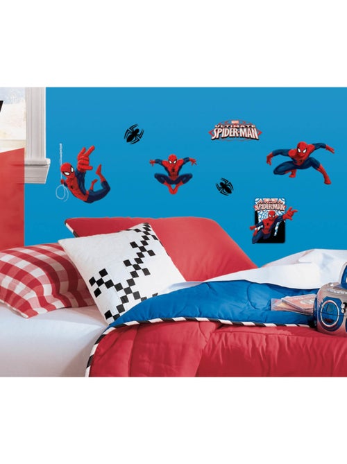 Stickers Muraux Marvel Spiderman 22.9 cm x 44.1cm - Kiabi