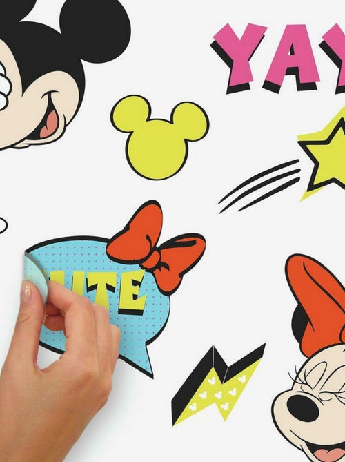 Stickers Muraux Mickey et Minnie - Kiabi