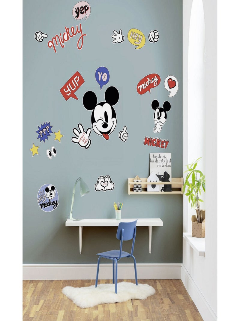 Stickers Muraux Mickey Mouse -It's a thing of Mickey- Quelque chose de Mickey Disney Multicolore - Kiabi