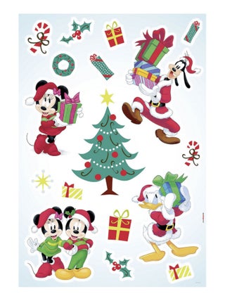 Stickers Muraux Mickey Mouse -Mickey Christmas Presents- Cadeaux de Noël Disney