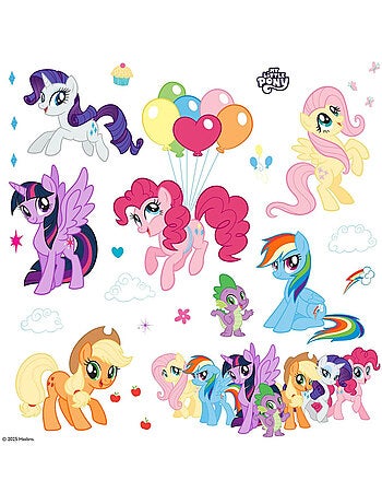 Stickers muraux my little pony : l'amitié, c'est magique