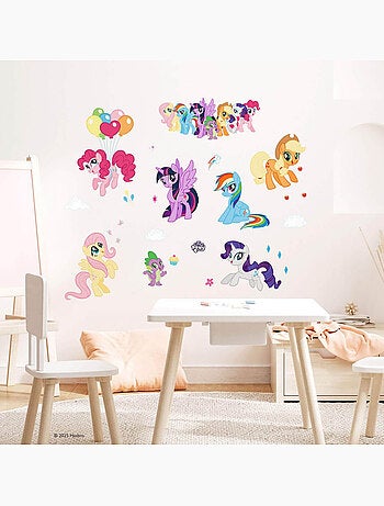 Stickers muraux my little pony : l'amitié, c'est magique