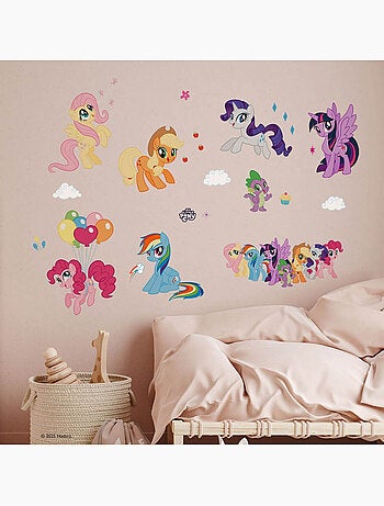 Stickers muraux my little pony : l'amitié, c'est magique