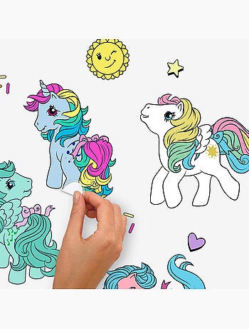 Stickers muraux my little pony rétro 7 personnages