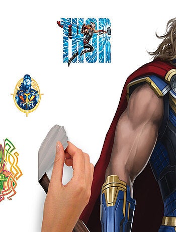 Stickers Muraux Personnage Marvel Thor -Love and Thunder - Amour et Tonnerre