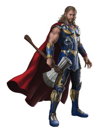 Stickers Muraux Personnage Marvel Thor -Love and Thunder - Amour et Tonnerre