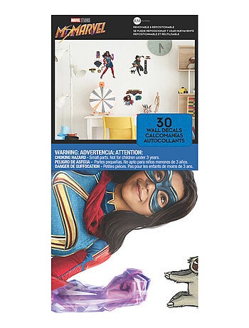Stickers Muraux Personnages Miss Marvel