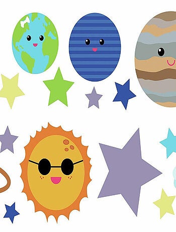 Stickers Muraux Planètes