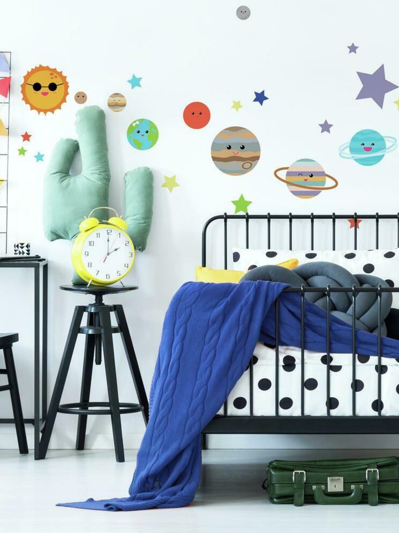 Stickers Muraux Planètes Multicolore - Kiabi
