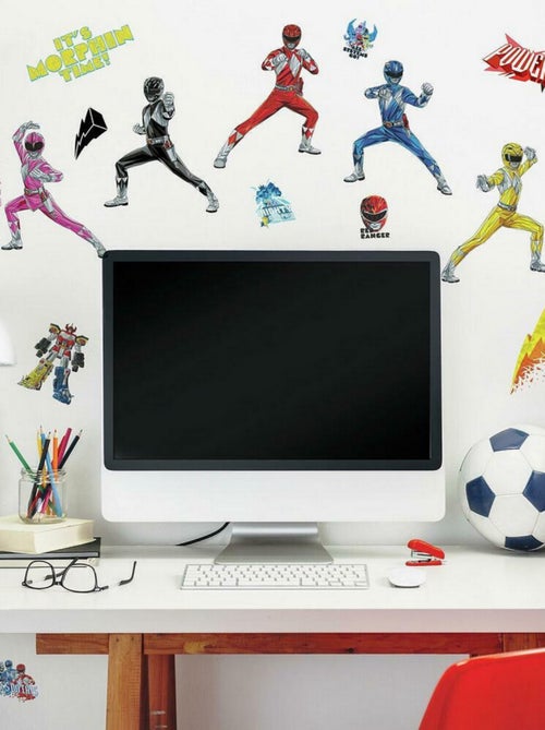 Stickers Muraux Power Rangers - Kiabi