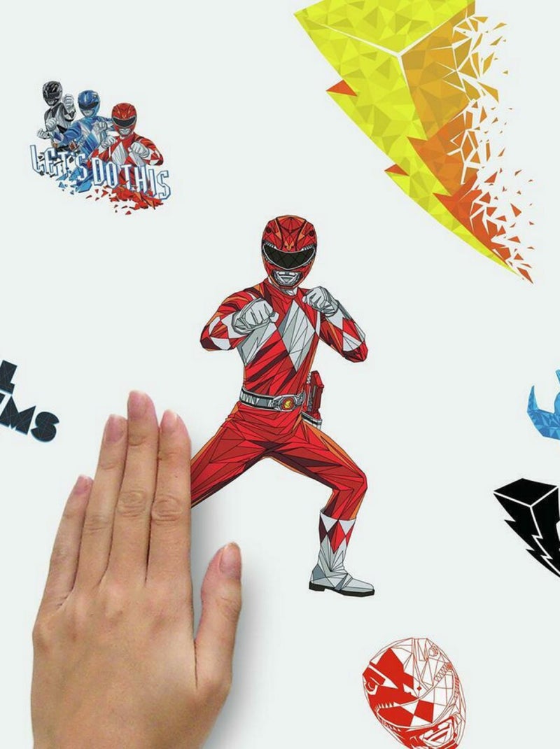 Stickers Muraux Power Rangers Multicolore - Kiabi
