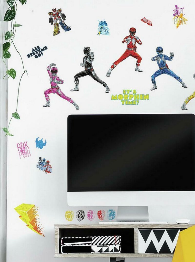 Stickers Muraux Power Rangers Multicolore - Kiabi