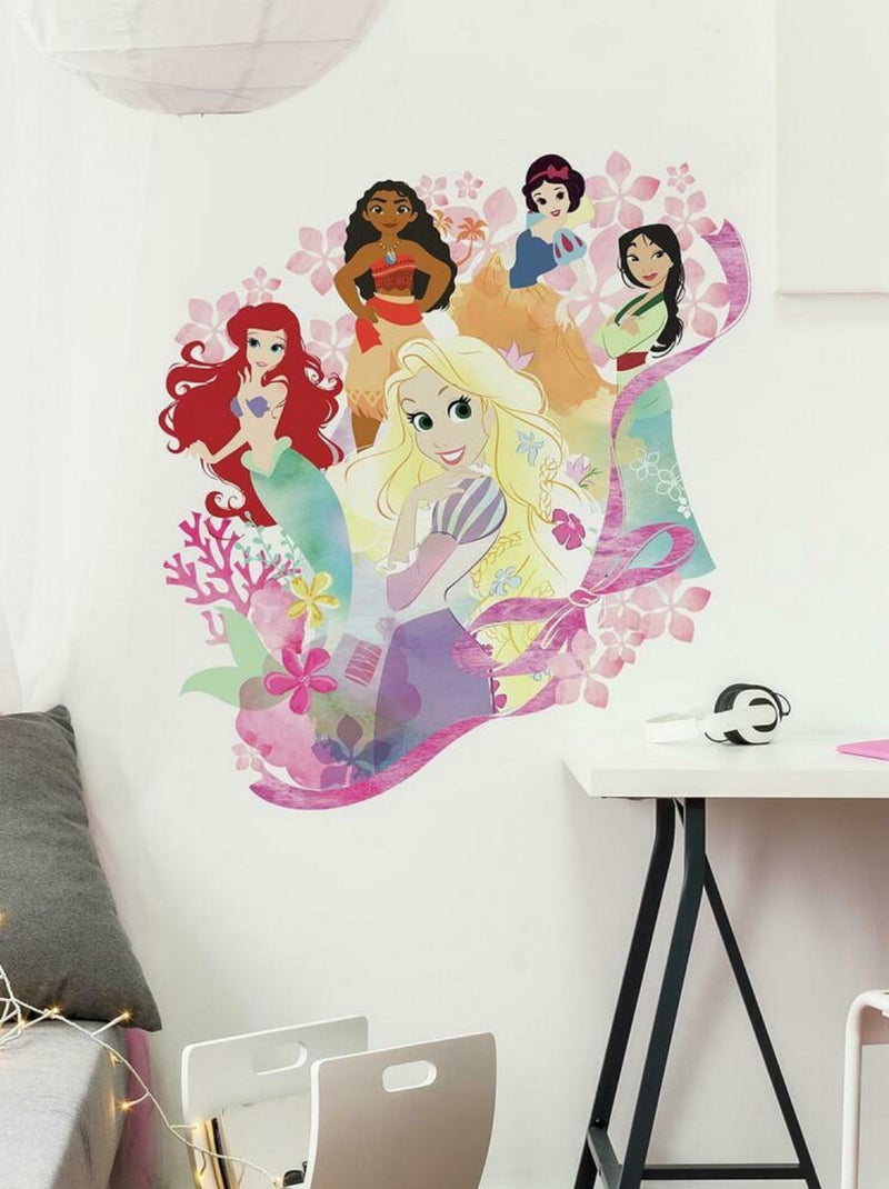 Stickers muraux Princesses Jardin du Palais Multicolore - Kiabi