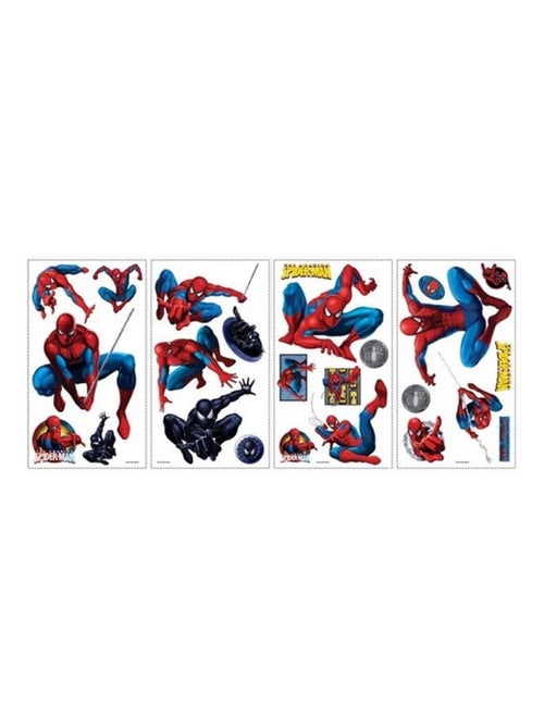Stickers muraux repositionnables Spider-Man - Kiabi