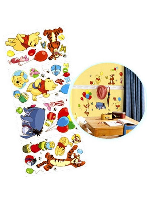 Stickers muraux repositionnables Winnie l'Ourson - Kiabi