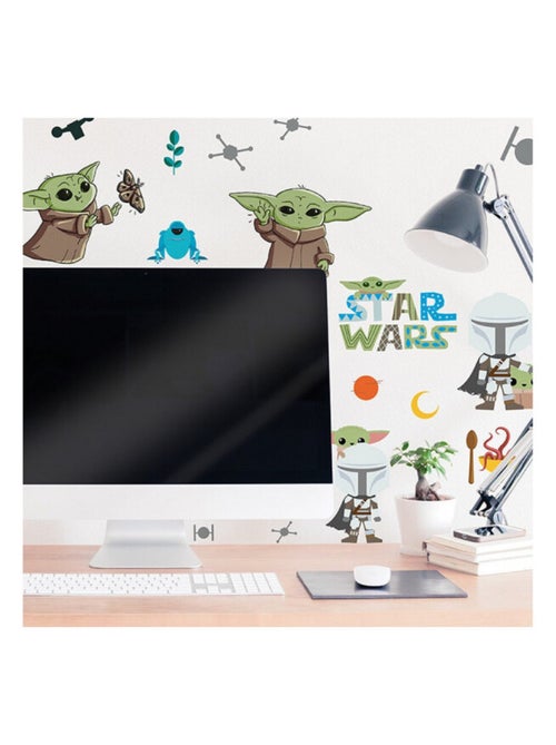 Stickers Muraux Star Wars The Mandalorian Grogu - Kiabi