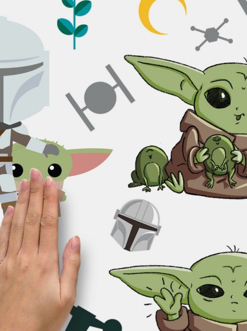 Stickers Muraux Star Wars The Mandalorian Grogu - Kiabi