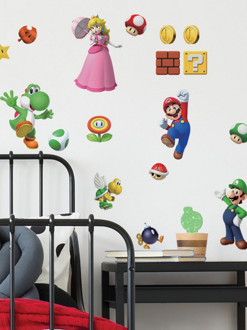 Stickers Muraux Super Mario Brothers Multicolore - Kiabi