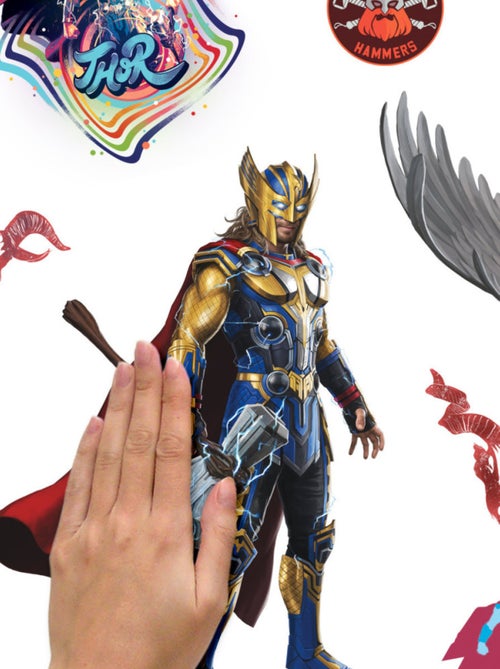 Stickers Muraux Thor -Love and Thunder - Amour et Tonnerre - Kiabi