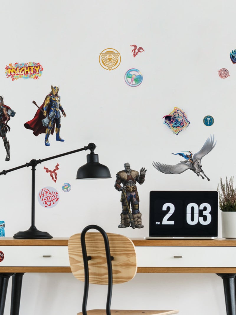 Stickers Muraux Thor -Love and Thunder - Amour et Tonnerre Multicolore - Kiabi