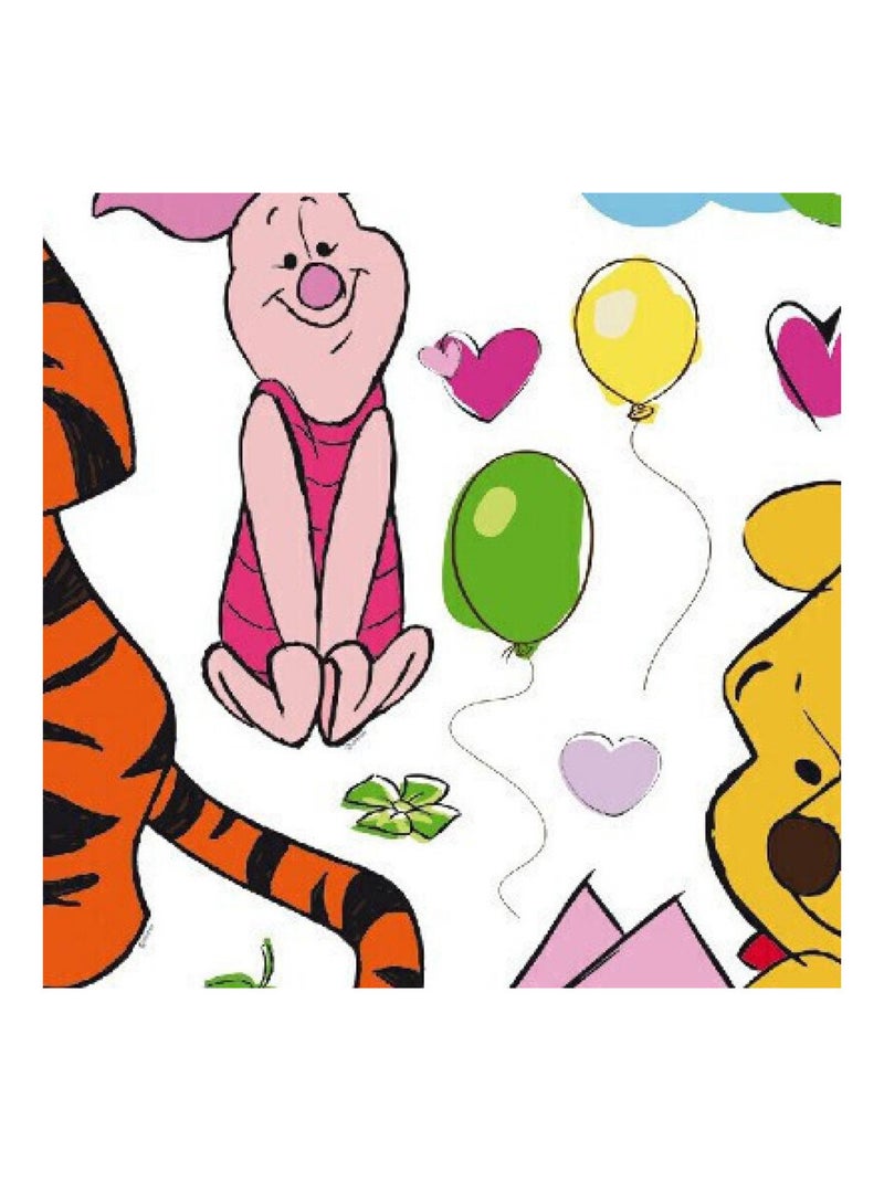 Stickers muraux Winnie et ses amis Disney Multicolore - Kiabi