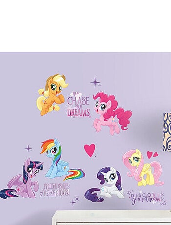 Stickers My Little Pony modèle les amis c'est magique