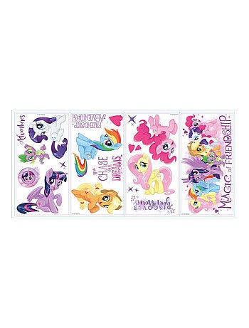 Stickers My Little Pony modèle les amis c'est magique