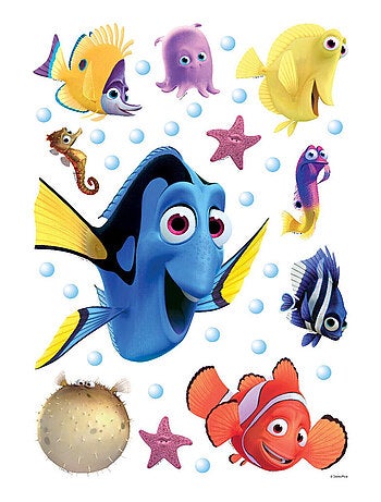 Stickers Némo Disney 42,5 x 65 cm