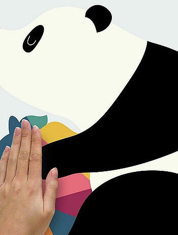 Stickers Panda Andy Westface