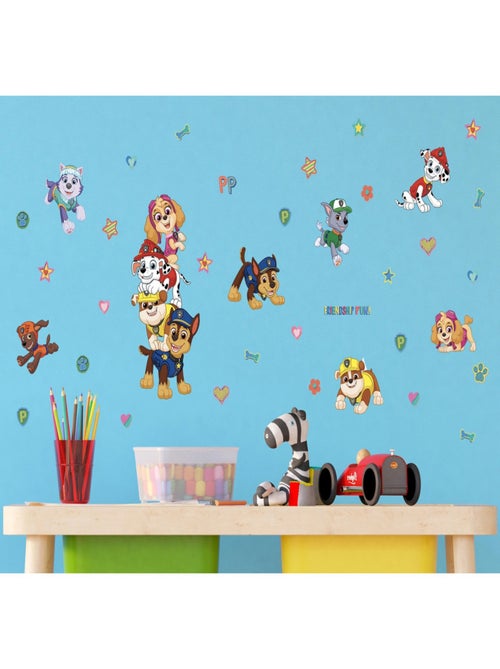 Stickers Pat' Patrouille - La Pat' Patrouille Et Ses Amis - 30x30 cm - Kiabi