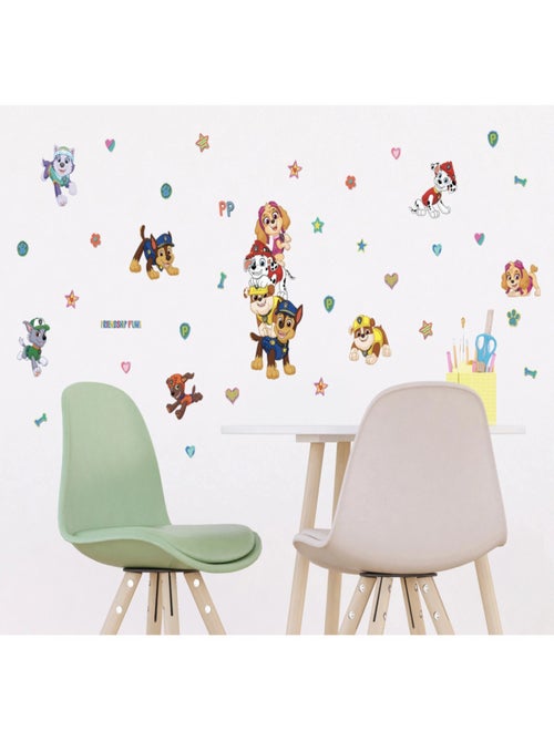 Stickers Pat' Patrouille - La Pat' Patrouille Et Ses Amis - 30x30 cm - Kiabi