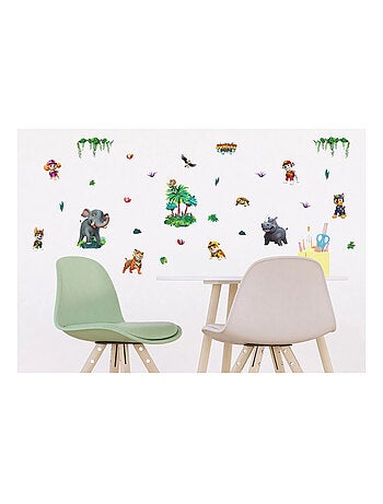 Stickers Pat' Patrouille - La Pat' Patrouille Jungle Pups - 30x30 cm