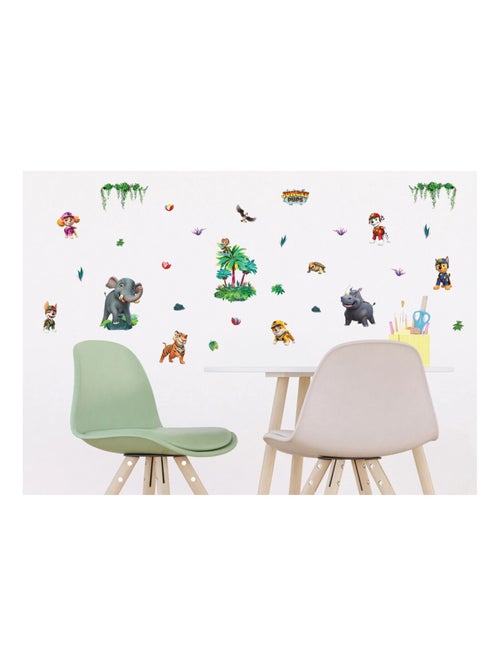 Stickers Pat' Patrouille - La Pat' Patrouille Jungle Pups - 30x30 cm - Kiabi
