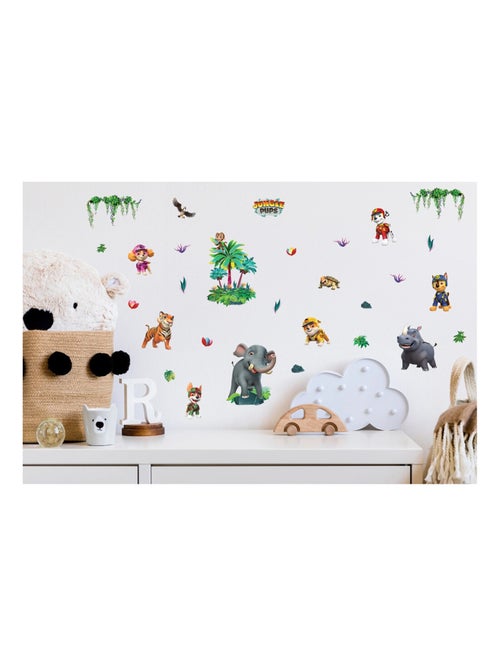 Stickers Pat' Patrouille - La Pat' Patrouille Jungle Pups - 30x30 cm - Kiabi