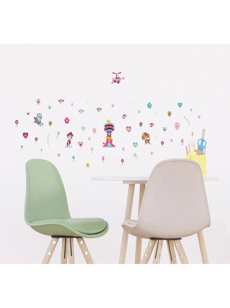 Stickers Pat' Patrouille - Marcus, Everest, Stella Joyeux - 30x30 cm Multicolore - Kiabi