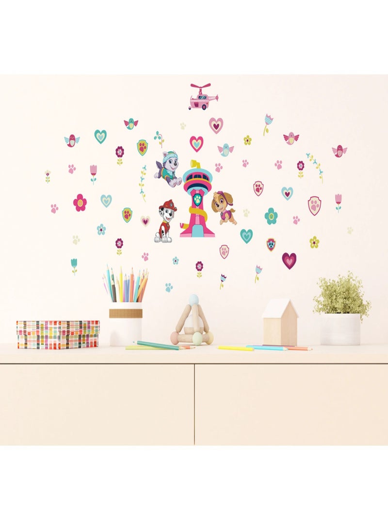 Stickers Pat' Patrouille - Marcus, Everest, Stella Joyeux - 30x30 cm Multicolore - Kiabi