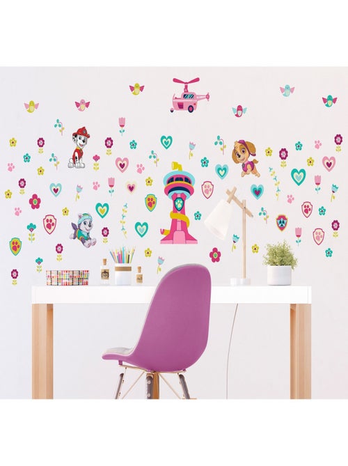 Stickers Pat'Patrouille - Everest, Marcus, Stella - 42,5x65 cm - Kiabi