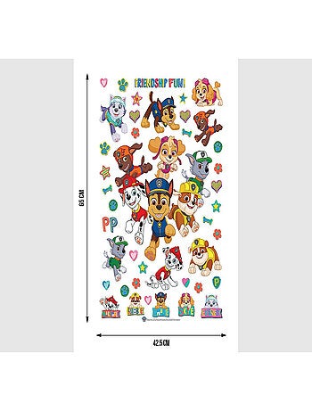 Stickers Pat'Patrouille - Tous les personnages - 42,5x65 cm