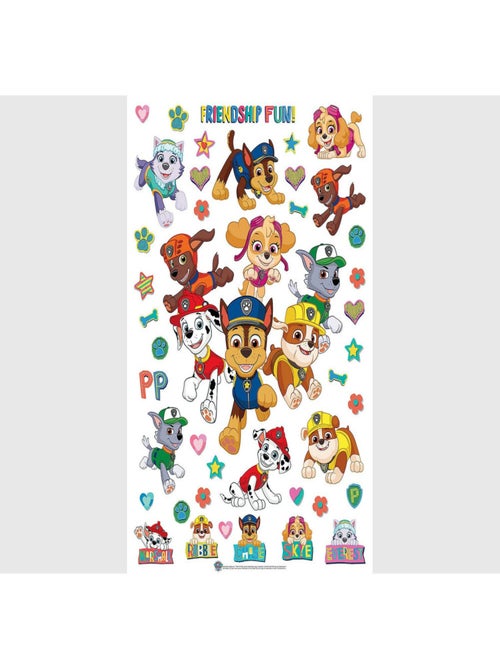Stickers Pat'Patrouille - Tous les personnages - 42,5x65 cm - Kiabi