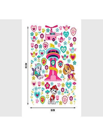 Stickers Pat'Patrouille - Tous les personnages Joyeux - 65x85 cm