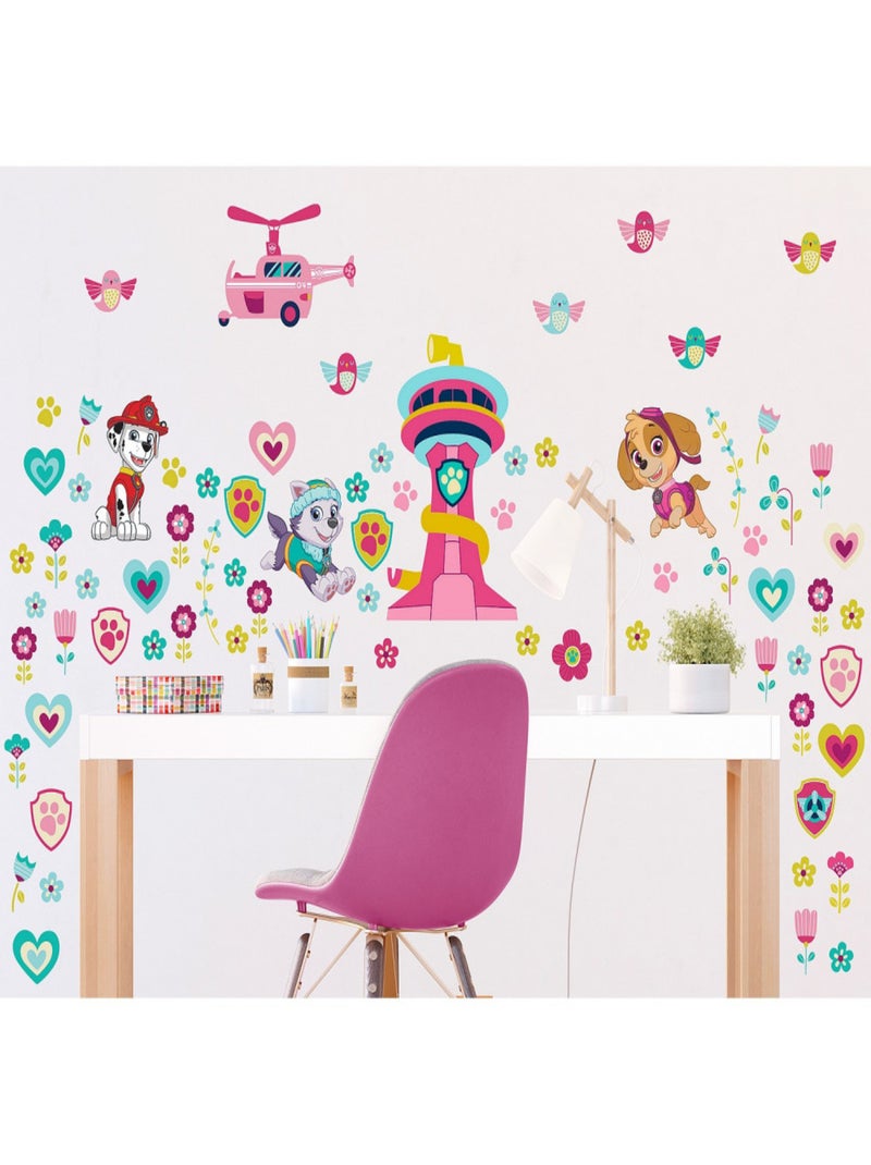 Stickers Pat'Patrouille - Tous les personnages Joyeux - 65x85 cm Multicolore - Kiabi