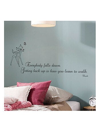 Stickers phrase Bambi avec écriture -Getting back up- Disney