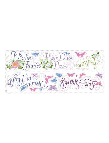 Stickers phrase Clochette et le Secret des fées Disney Fairies