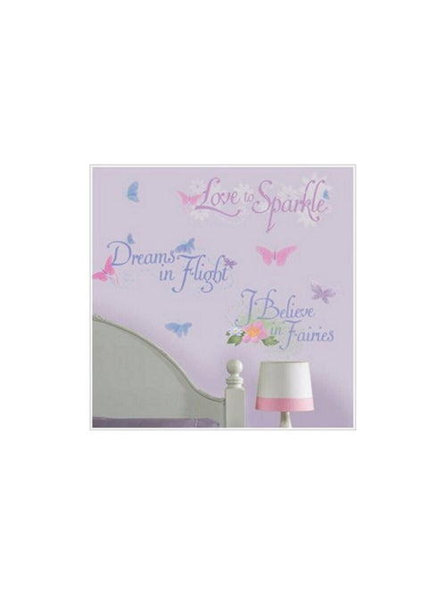 Stickers phrase Clochette et le Secret des fées Disney Fairies - Kiabi