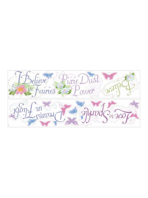 Stickers phrase Clochette et le Secret des fées Disney Fairies - Kiabi