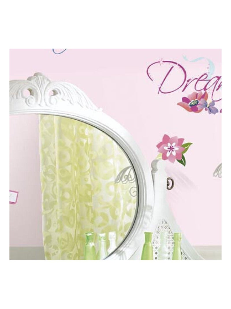 Stickers phrase Disney chambre Princesse Multicolore - Kiabi